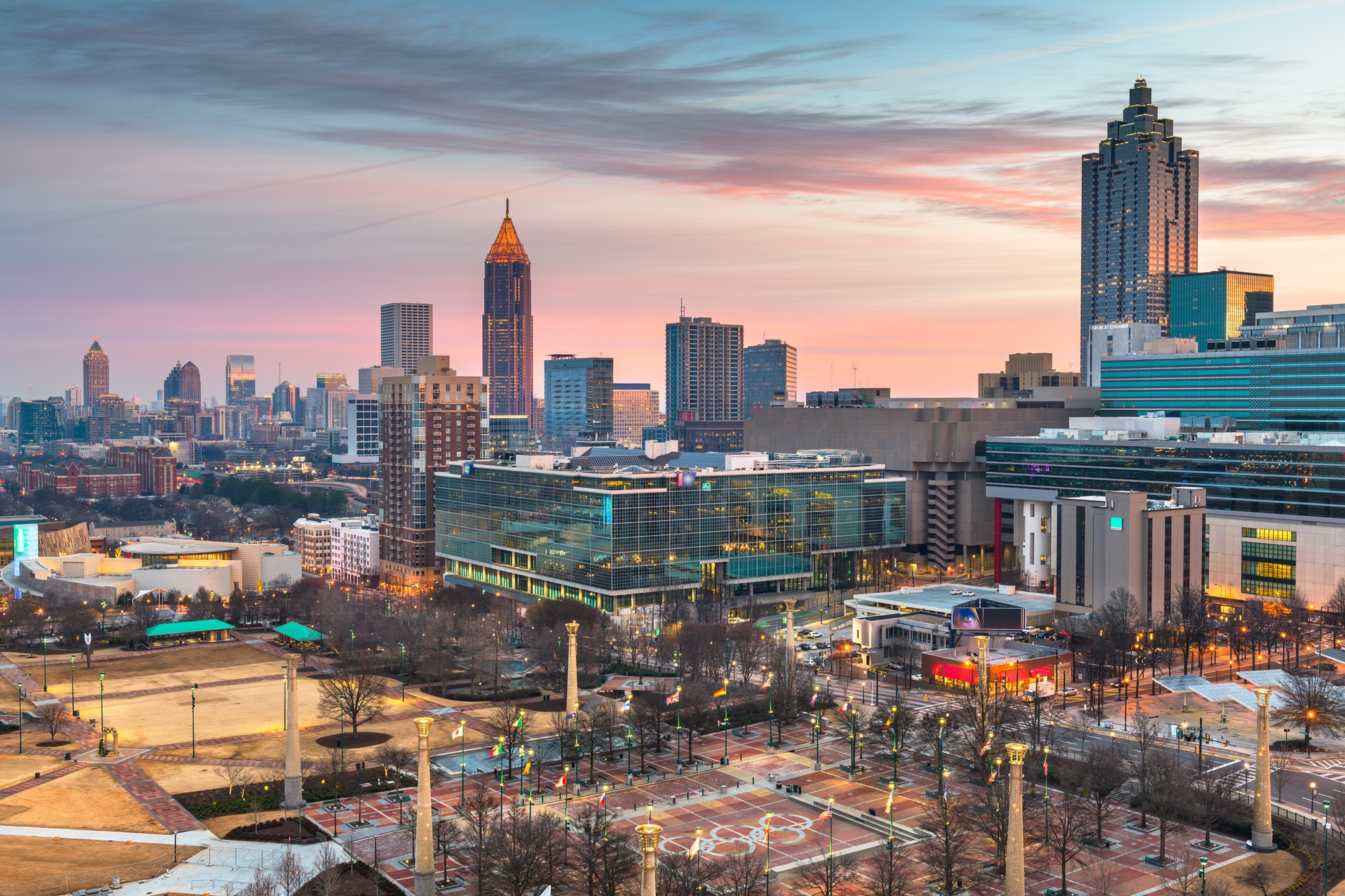 Atlanta, Georgia, USA Downtown Skyline